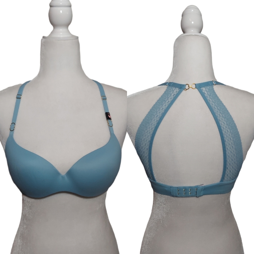 Victoria's Secret NEW Incredible Bra Baby Blue 32B